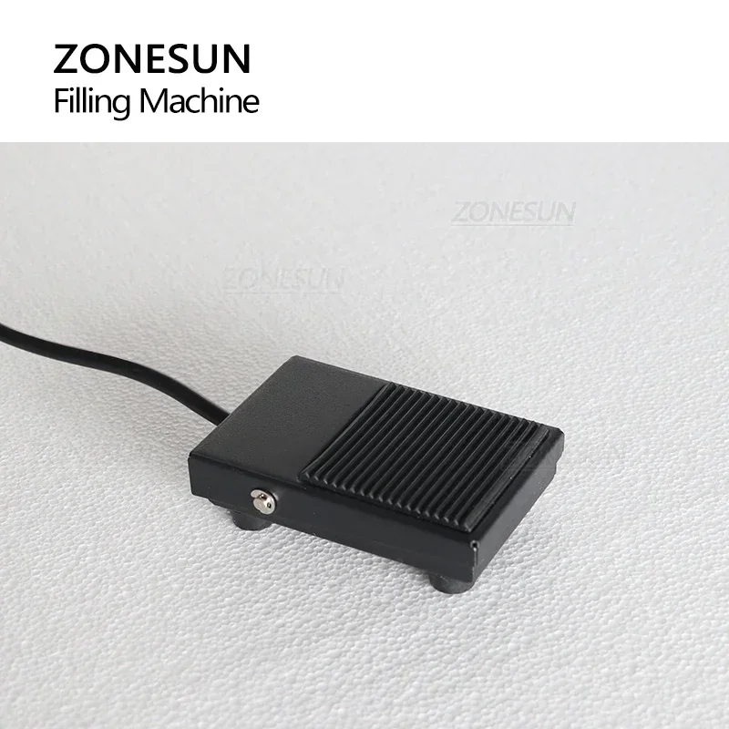 ZONESUN ZS-YTCP12V Halbautomatische pneumatische hochpräzise Keramikkolbenpumpe, Spritze, Flüssigpasten-Abfüllmaschine