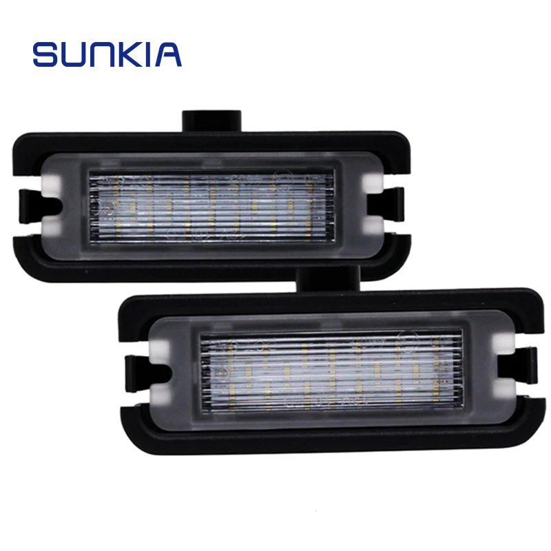 Car LED License Plate Number Light For Ford Mustang 2015 2016 2017 Built-in Canbus controller