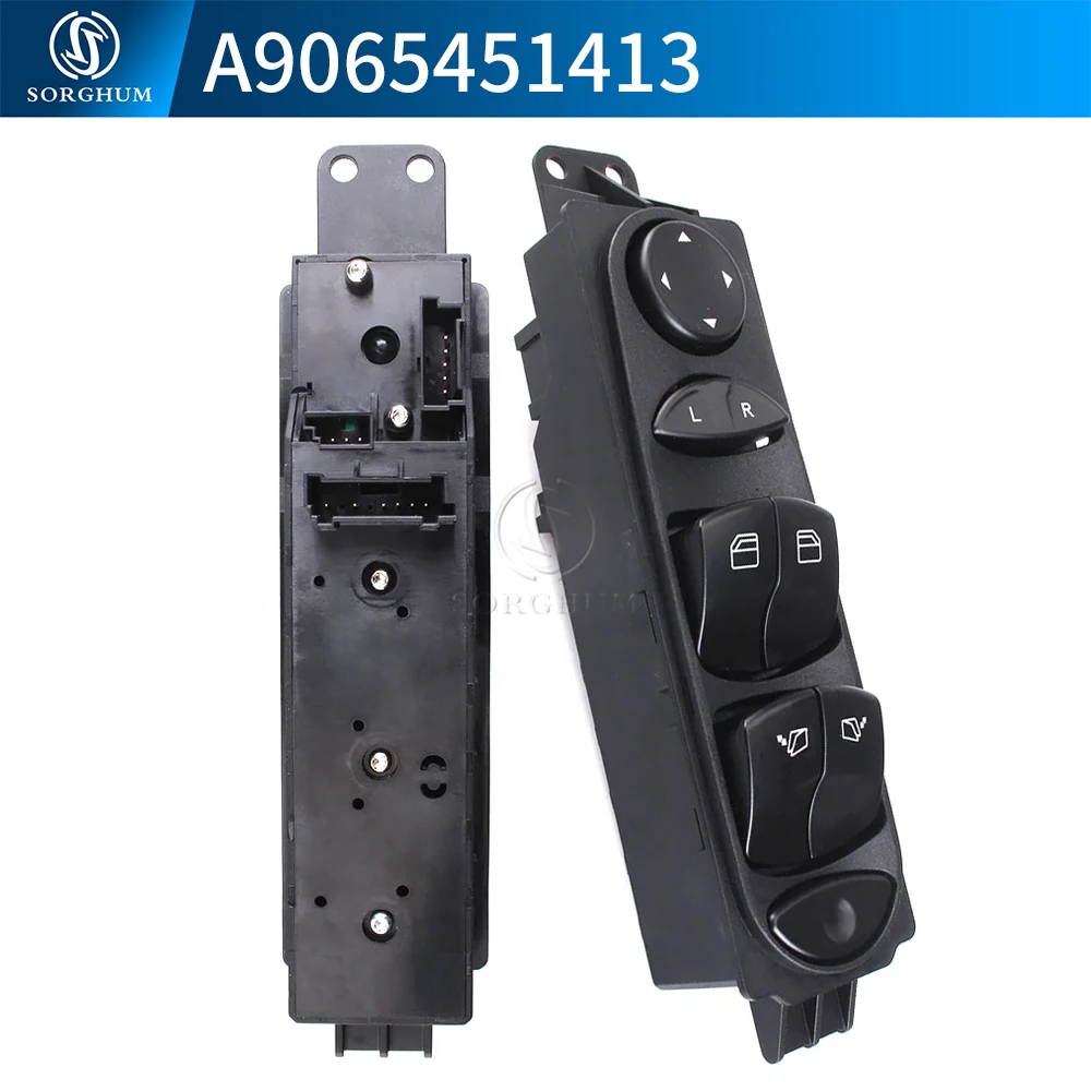 SORGHUM A9065451213 A9065451513 A9065451913 A9065451413 Power Window Switch For Mercedes Benz W906 Sprinter 2010 2017 VW Crafter