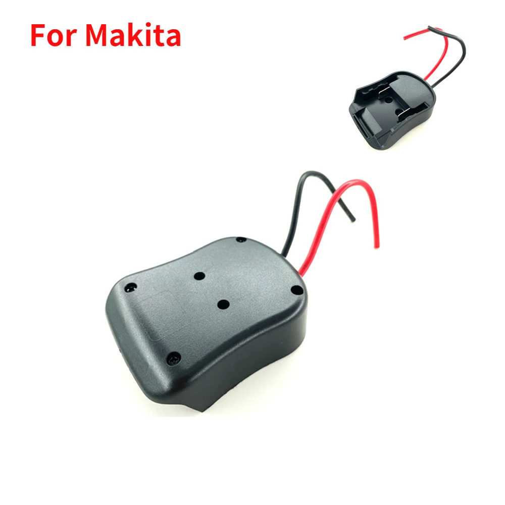 New For Makita Bosch Milwaukee 18v 14.4V Battery Mount Dock Power Connector With 14Awg Wires Connectors Adapter Tool Accessories