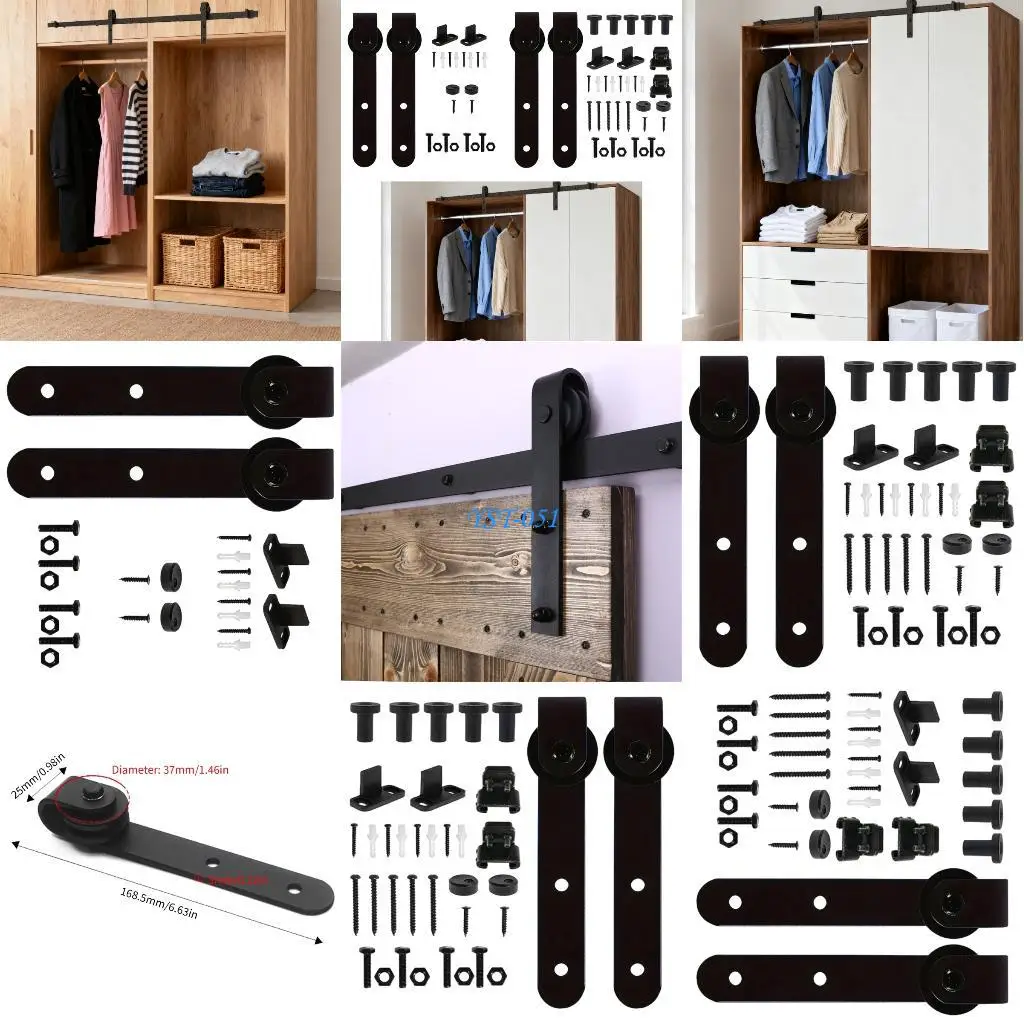 مسار باب منزلق قوي من الفولاذ الطري E15A، خطة فعالة للمساحة بوزن 100 كجم