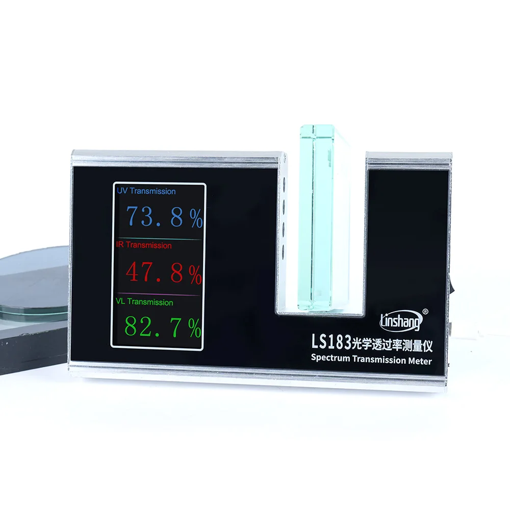 

Promotion LS183 Spectrum Transmission Meter Glass Light Transmittance Tester Tint Transmission Meter