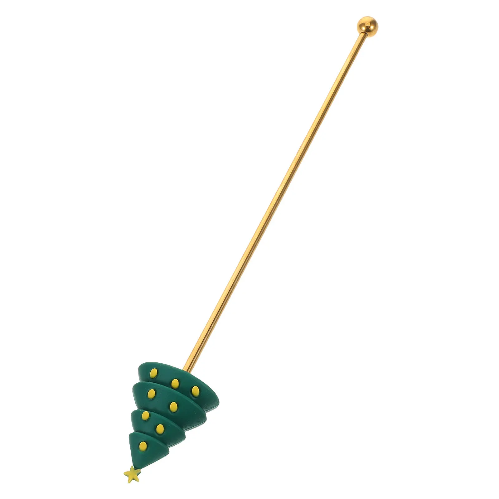304 Stainless Steel Christmas Drink Stirrer Coffee Cocktail Swizzle Sticks Holiday Party Supplies