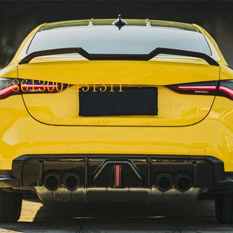 FactoryDry Carbon Fiber Rear Diffuser   G80 G82 G83 M3 M4 2021+ Rear Bumper Diffuser Lip Sp Car Bodykit