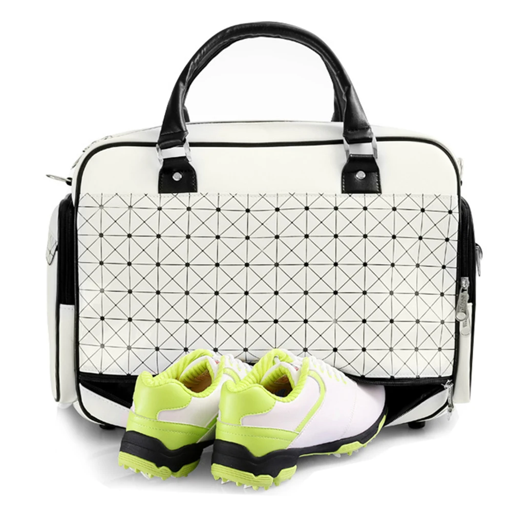 PGM-Bolsa de ropa de Golf de moda, bolso impermeable de PU, bolsa de bola deportiva, bolsa de zapatos independiente de gran capacidad, bolso de viaje