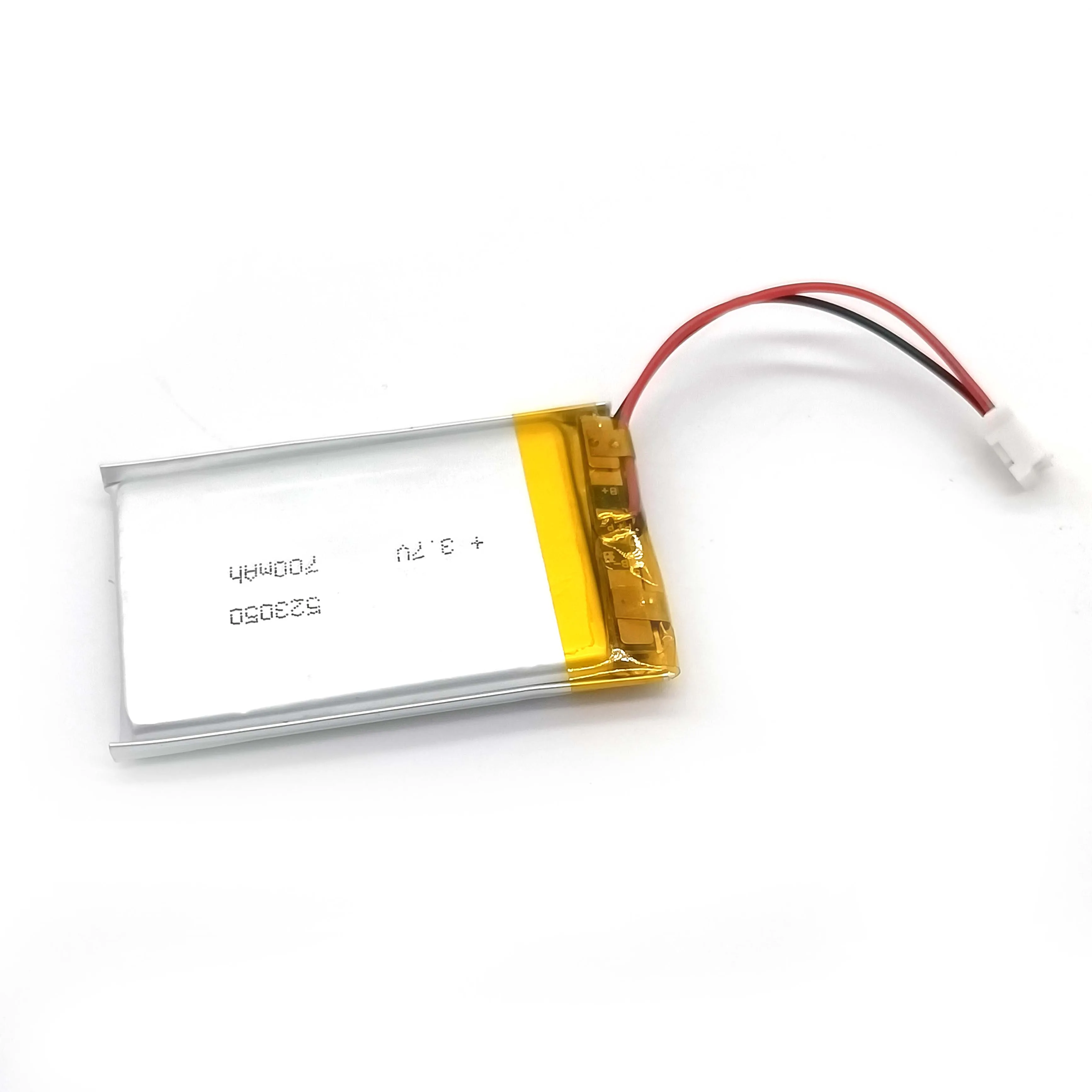 3.7V 750mAh 523050 503048 Lithium Polymer Ion Battery 2.0mm JST Connector