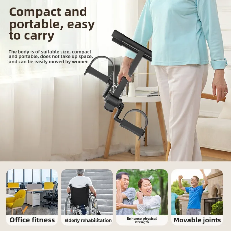 Home rehabilitation training the elderly sports indoor fitness equipment home exercise pedal self-bicycle dual-purpose