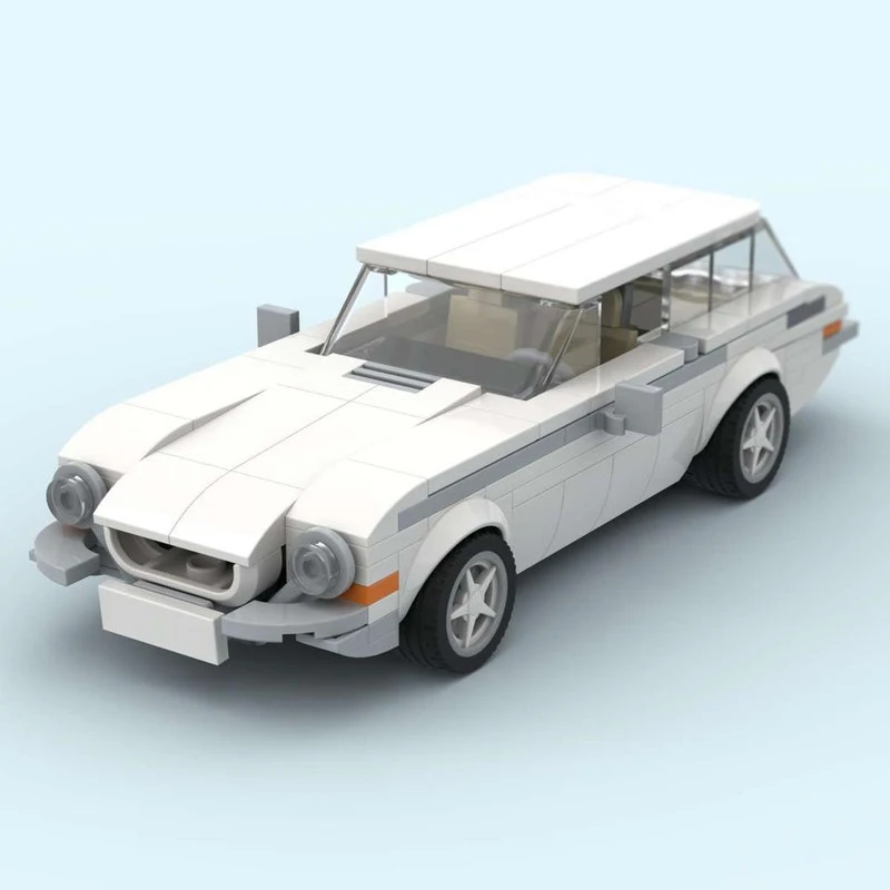 

MOC Building blocks Toy White Sports Car model 278pcs Creative assembly toy set Holiday gift boy's birthday