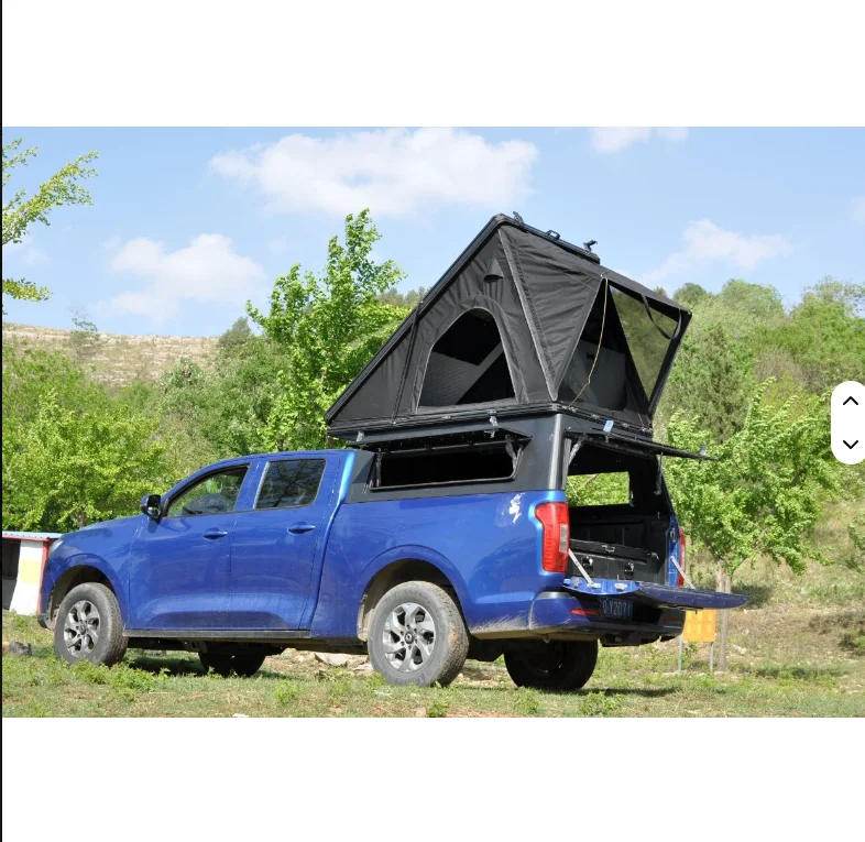 Double-Layer Hard Shell Aluminum Pop-Up Roof Tent | Quick Automatic Opening Waterproof Camouflage One Bedroom Tent