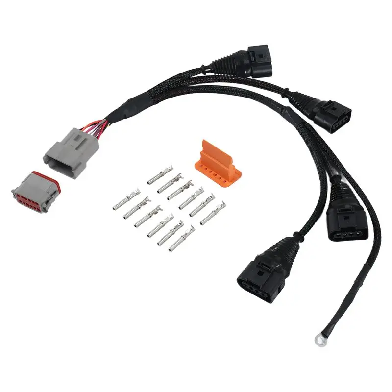 AB96-1.8T Ignition Coil Wiring Harness Loom For 1997-2006 TT A4 Quattro Golf Jetta Passat Beetle 1.8L Turbocharged