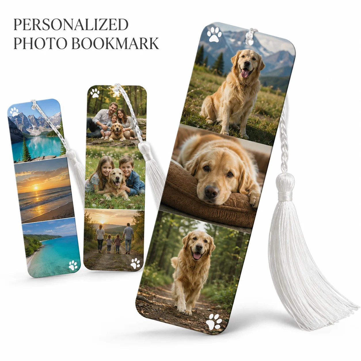 Personalized Photo Bookmarks Create Your Own Custom Photo Bookmark Transparent Acrylic With Tassel For Teacher Appreciation Gift