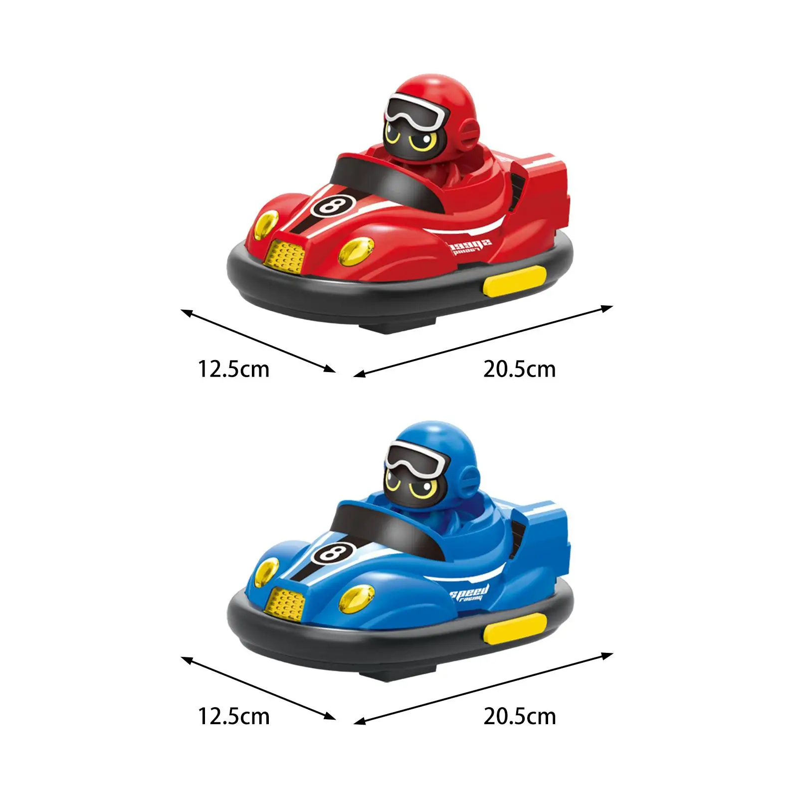 Brinquedo interativo de controle remoto para crianças, carro rc com motorista para adolescentes, presente de férias para crianças, pai filho, idade 3 4 5 6 +