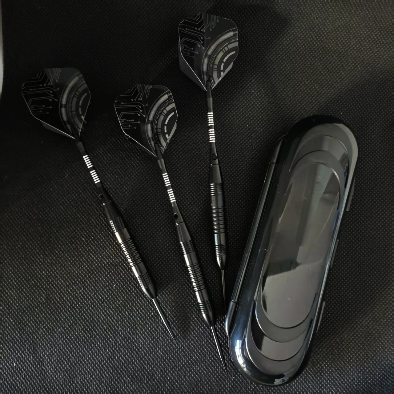 

3Pcs Electronic Tech Style Steel Tip Darts 23g Professional Aluminum Shafts Dart Flights for Game Training Competition