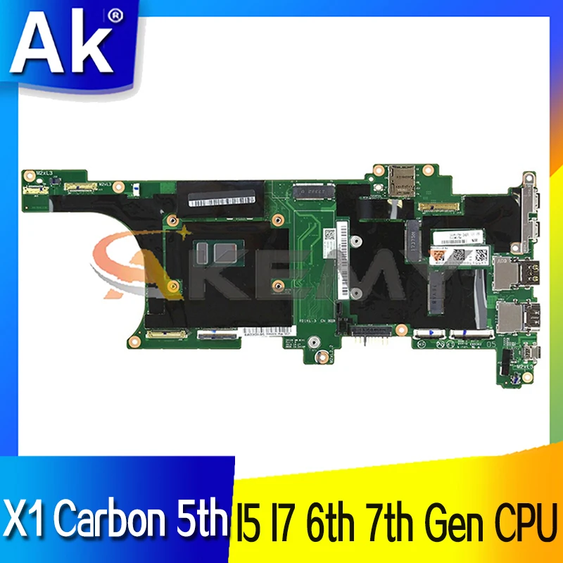 

Материнская плата для Lenovo ThinkPad X1C NM-B141 i3 i5 i7 6/7 с оперативной памятью 01HY003 01AY096 01LV981, материнская плата X1 Carbon 5th, 100% протестировано