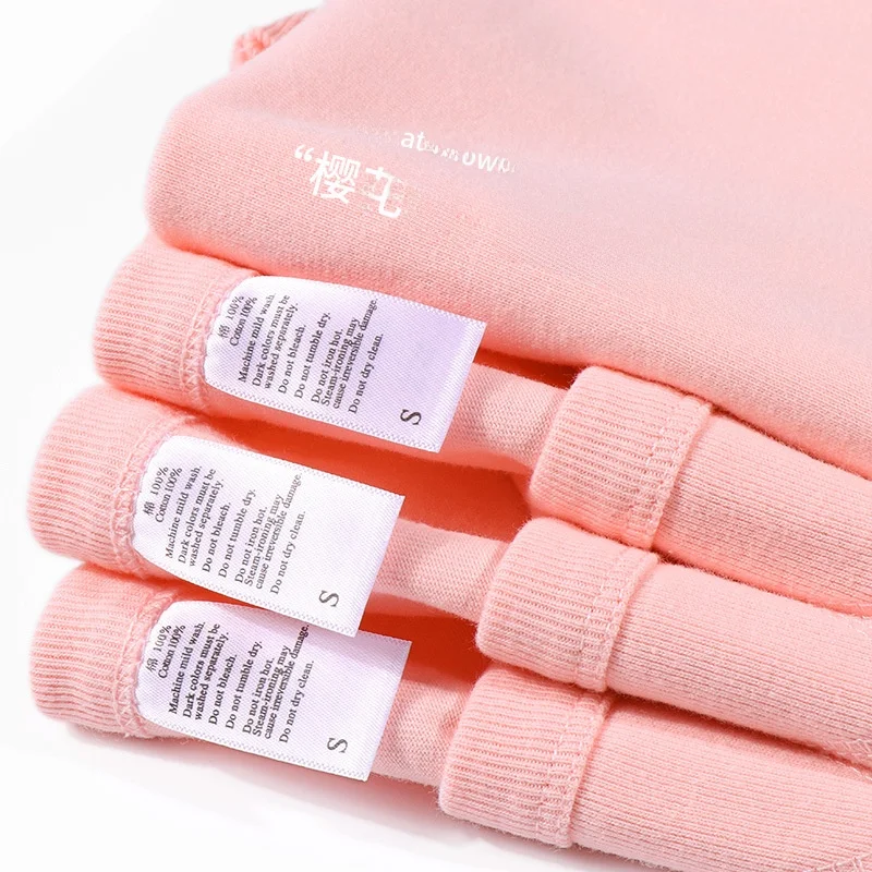 

High Quali Men's T-irt Women's ort Sve 250g Cotton Casual Loose Fit Long Sve Daily Wear Summer 202