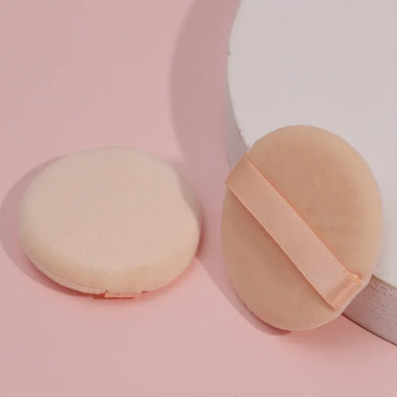 5Pcs Facial Powder Foundation Puff Round Shape Portable Soft Cosmetic Puff Makeup Foundation Sponge Beauty Tool Professional