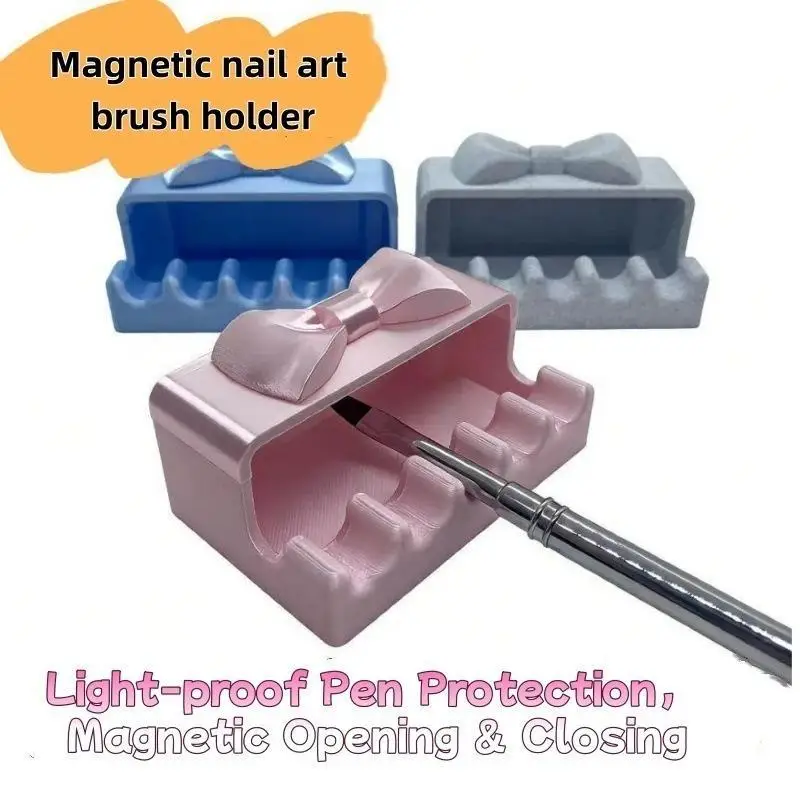 Brush Holder Easy To Clean Convenient To Carry Space Saving Watercolor Nail Polish Blackout Pen Holder