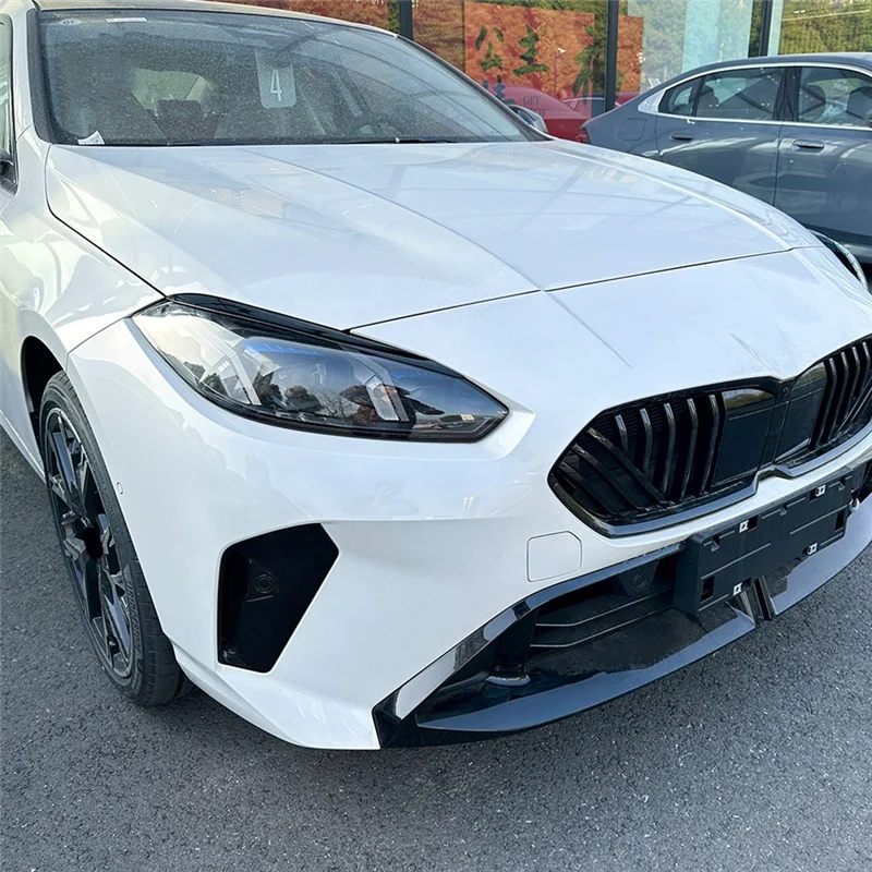 سيارة الجبهة العلوي الحاجب رئيس ضوء الجفن الحاجب لسيارات BMW 1 سلسلة F70 2 سلسلة F74 2024 + مشرق الأسود