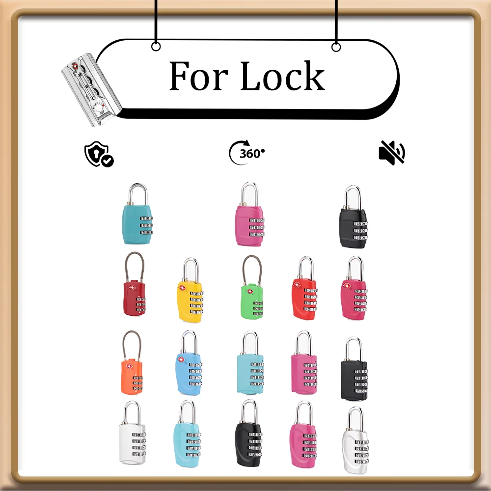 

Student dormitory locker Small home code lock Gym backpack locker padlock Luggage Customs lock Travel Accessories Lock Security