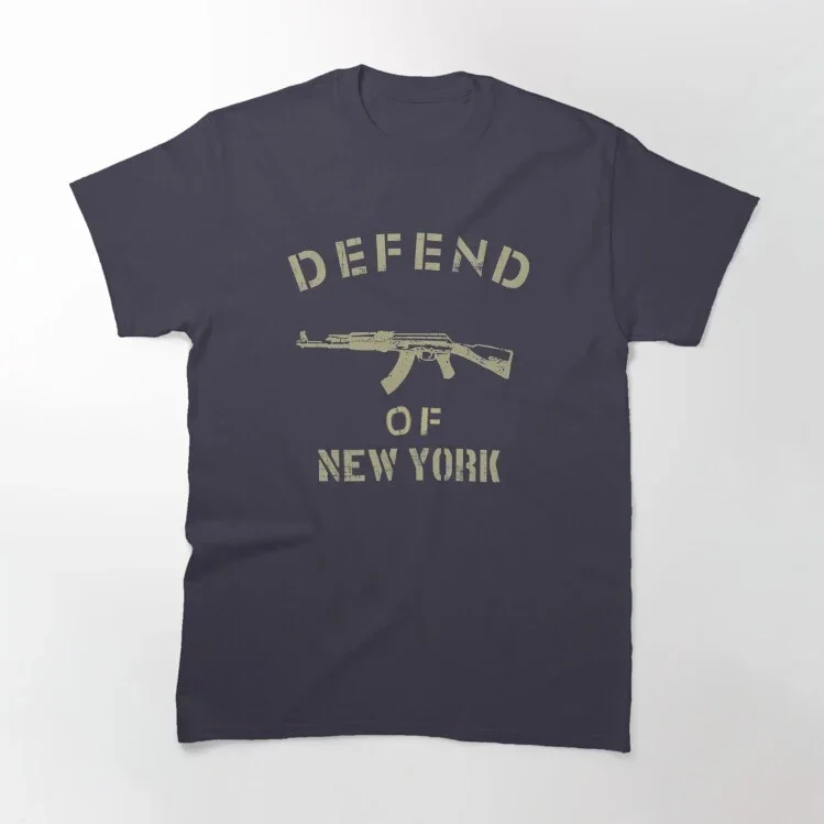 Defend New York T-Shirt New 100% Cotton O-Neck Summer Short Sleeve Casual Mens T-shirt Size S-3XL