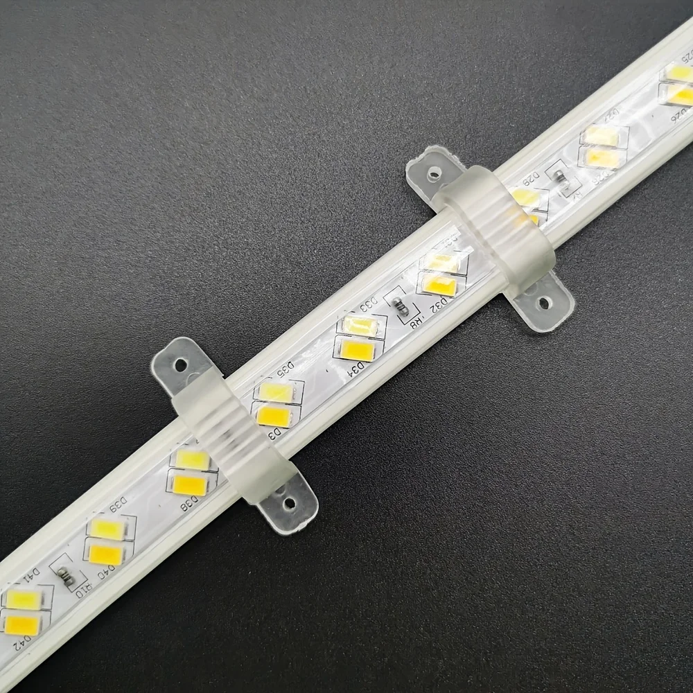 50pcs Plastic Fixing Clip (no screws) 10mm 14mm 17mm LED Strip Holders For 5050 3014 5730 2835