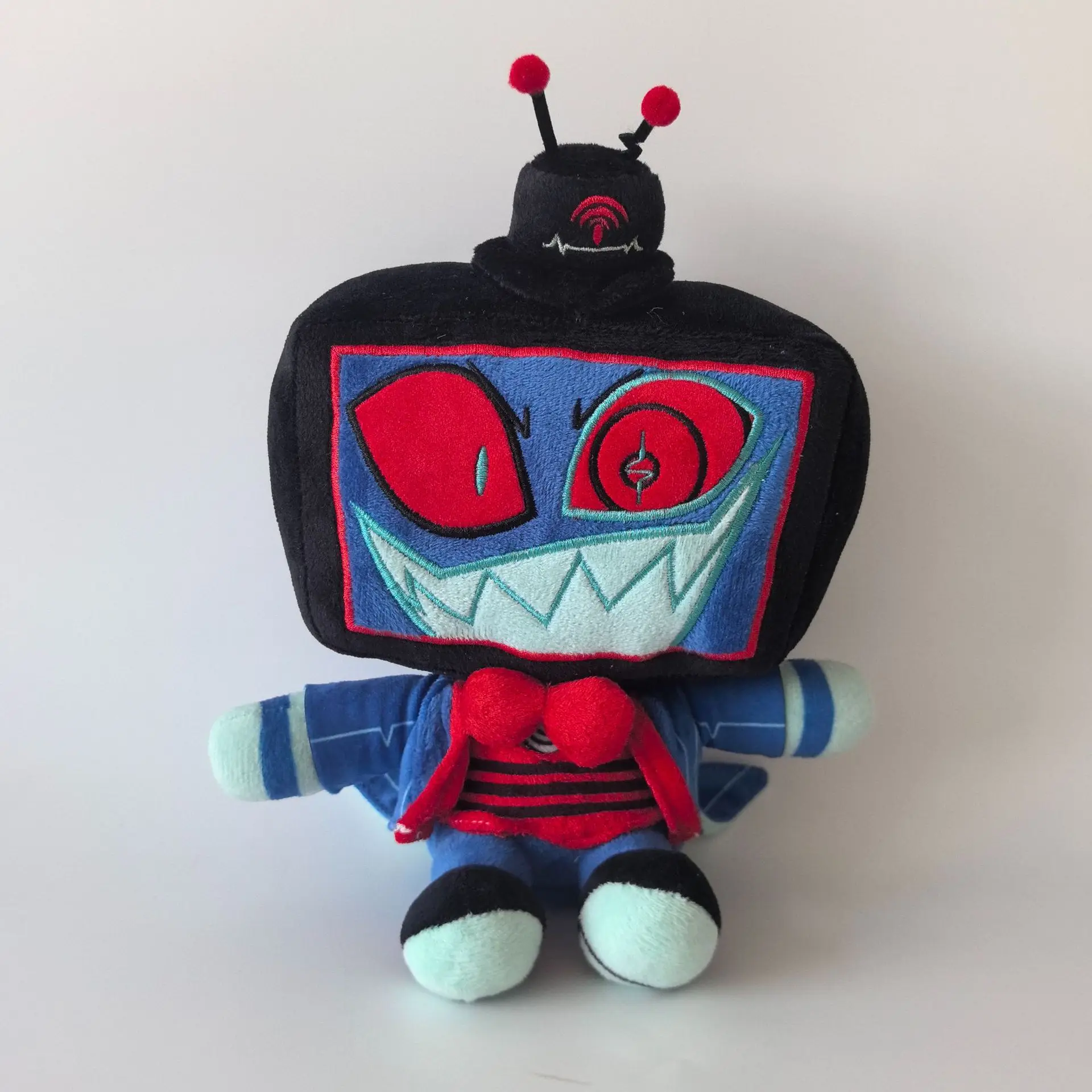 25CM Hazbin Anime Alastor Vox Valentino Geen Kenmerken Hanger Figuur Plushie Hanger Rugzak Decor Sleutelhanger Gift Accessoire