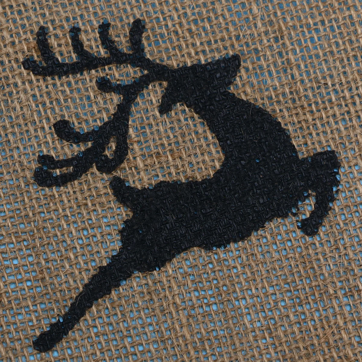 

2.8 Meters Christmas Reindeer Sleigh Burlap Garland Banner Reusable Wall Door Hanging Bunting Flags Christmas