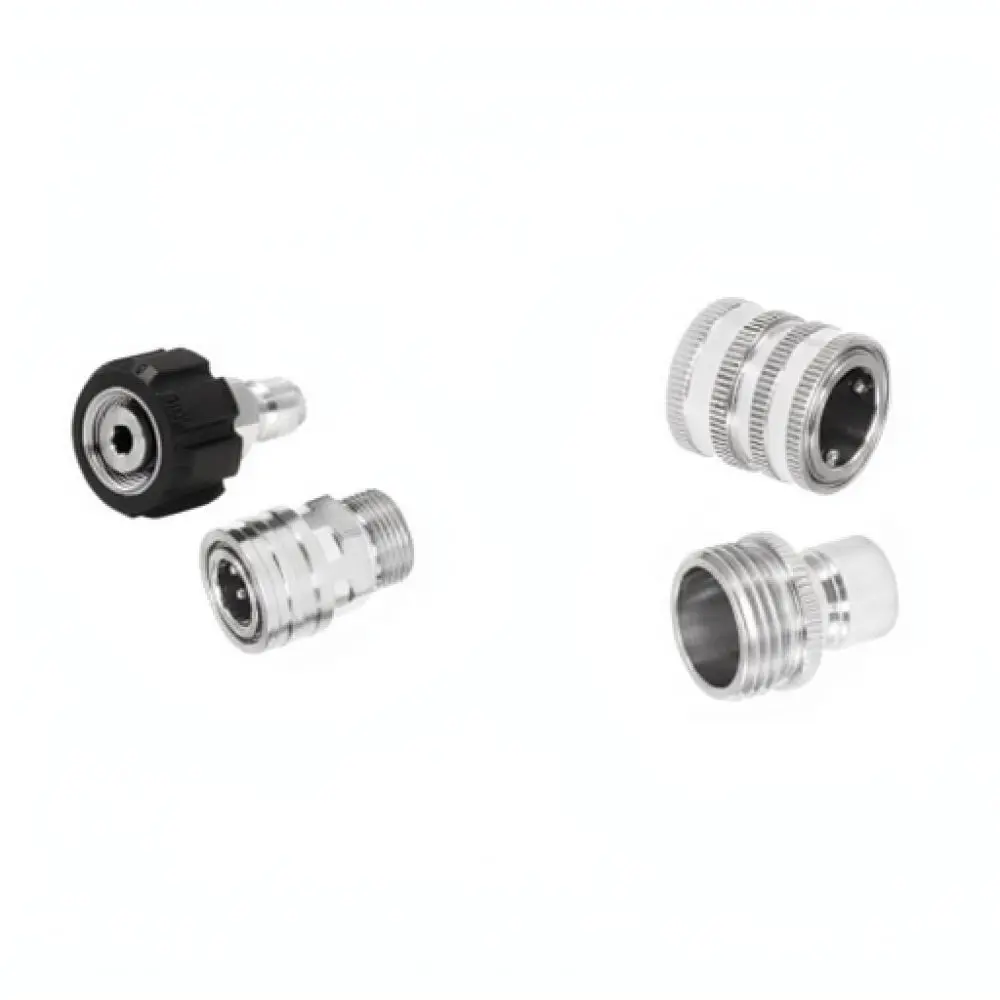 Professional Pressure Washer Coupler Set M22 14mm Thread To 3 8 Inch Quick Release Fitting Stainless Steel Hose Connector