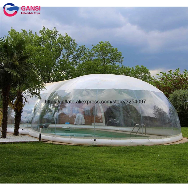 New Design Inflatable Pools Cover Transparent Inflatable Swimming Pool Cover bubble tent for sale