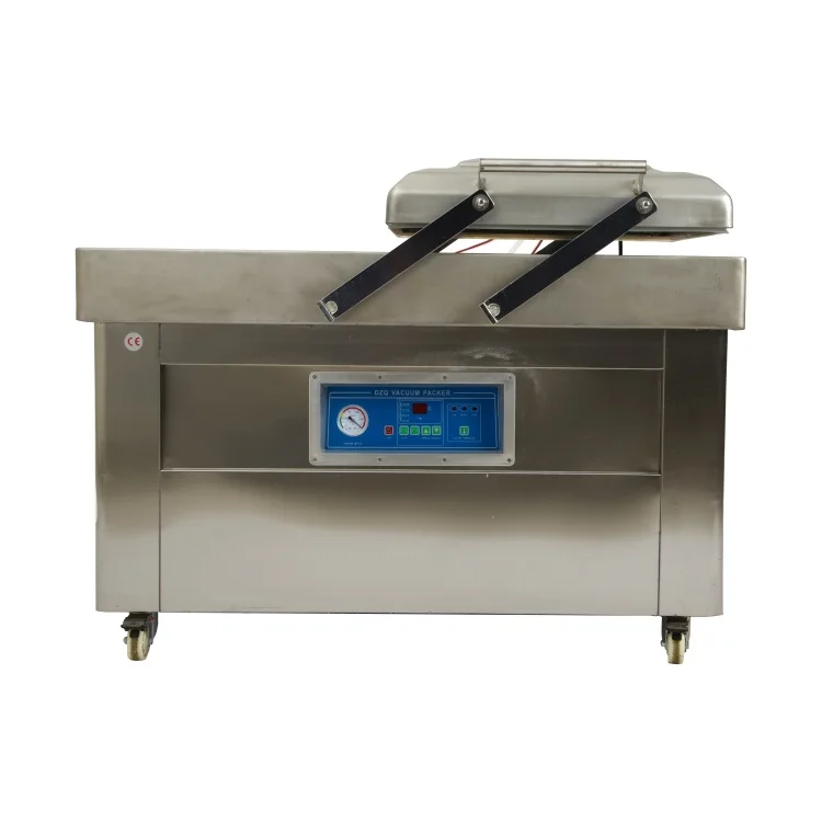 Commercial Automatic Double Chamber Vacuum Sealing Machine Meat, Rice, Coffee Vacuum Packaging Machine