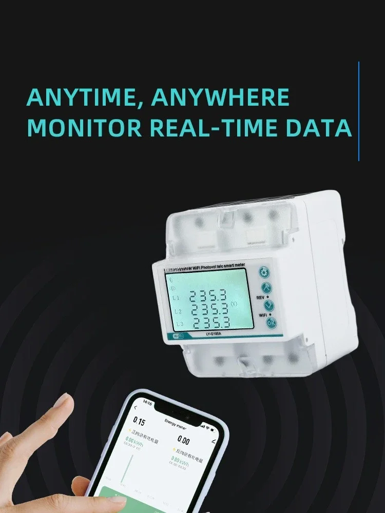 

Graffiti WiFi three-phase meter intelligent leakage protection overcurrent protection automatic reclosing