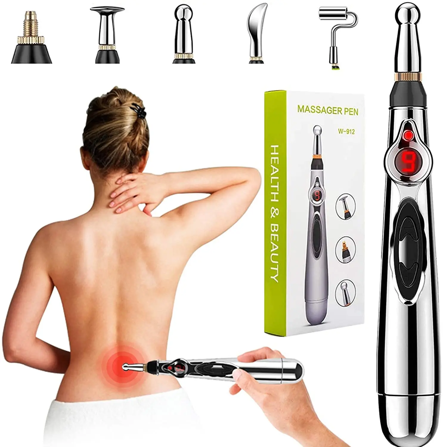 

Therapy Machine Electronic Acupuncture Pen Pulse Stimulator Acupuncture Medical Therapy Pain Relief Massage Pen