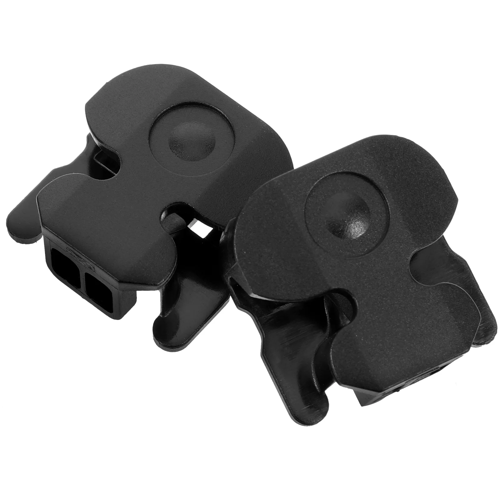 

1 Pair Black L Shoelace Holder Accessories Strap Grip Replacement Locks Cord End Clips Buckle Running Anti Loosening Plastic