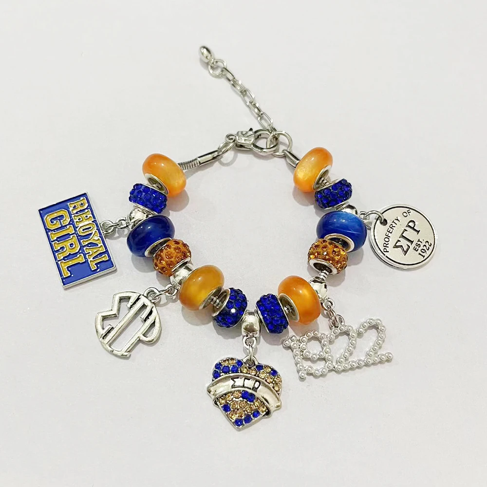 1922 نساء نادي نسائي خدمة الأخوة الحروف اليونانية سيجما غاما رو أساور المجوهرات الجميلة #3