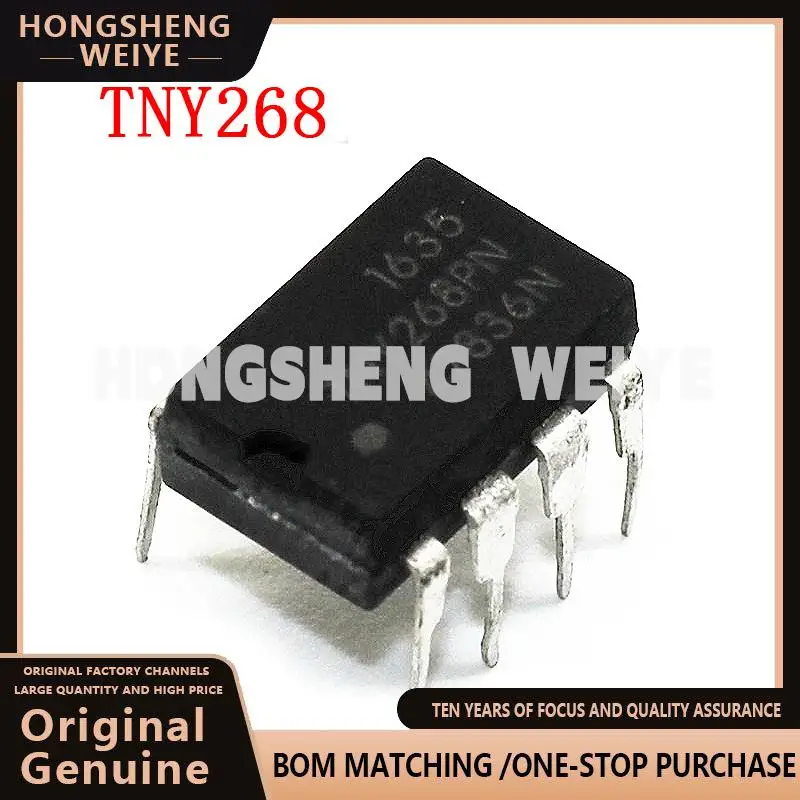 100%new 10PCS TNY268PN DIP7 TNY268 DIP TNY268P DIP-7