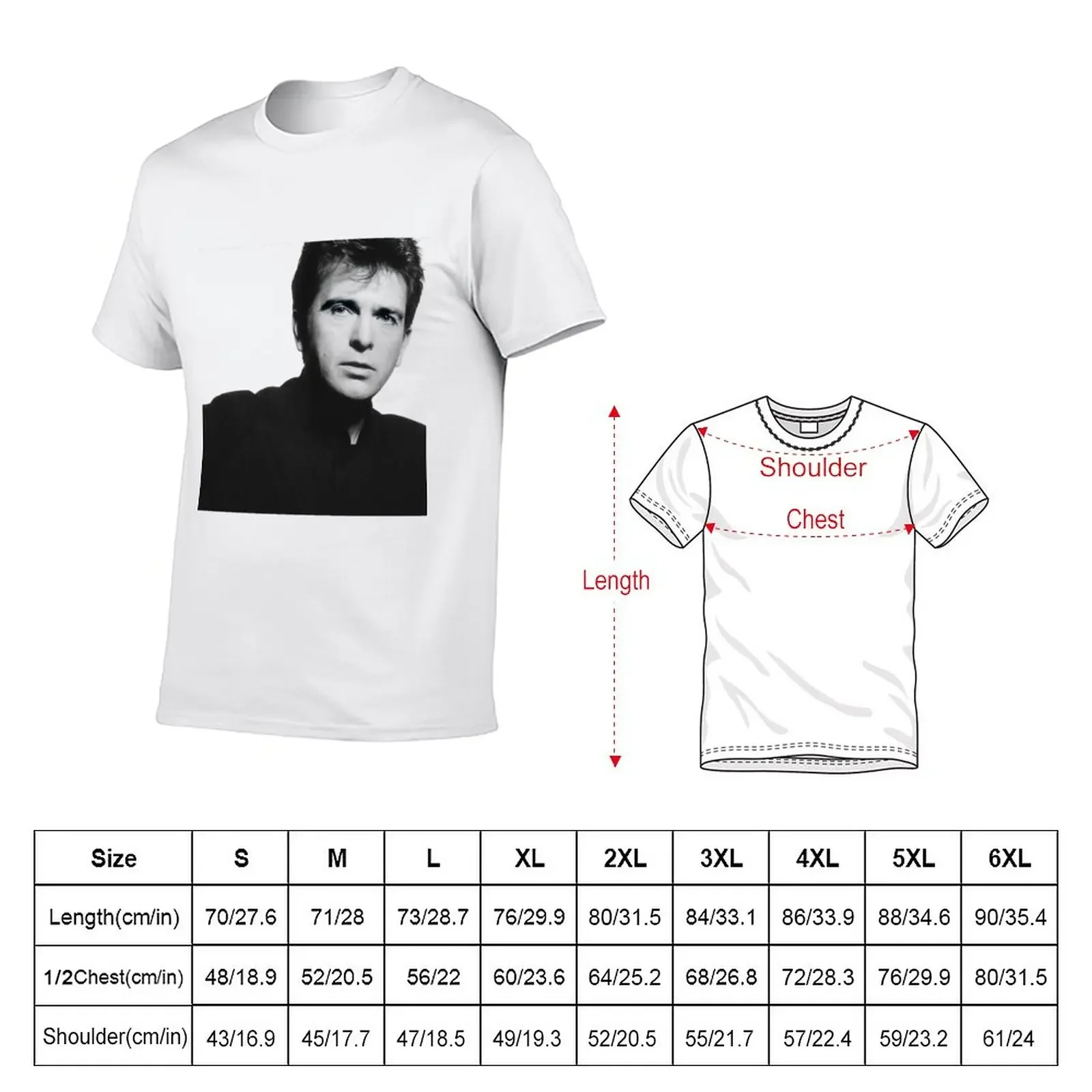 Peter Gabriel - So T-Shirt Short sleeve tee hippie clothes t shirts for men graphic