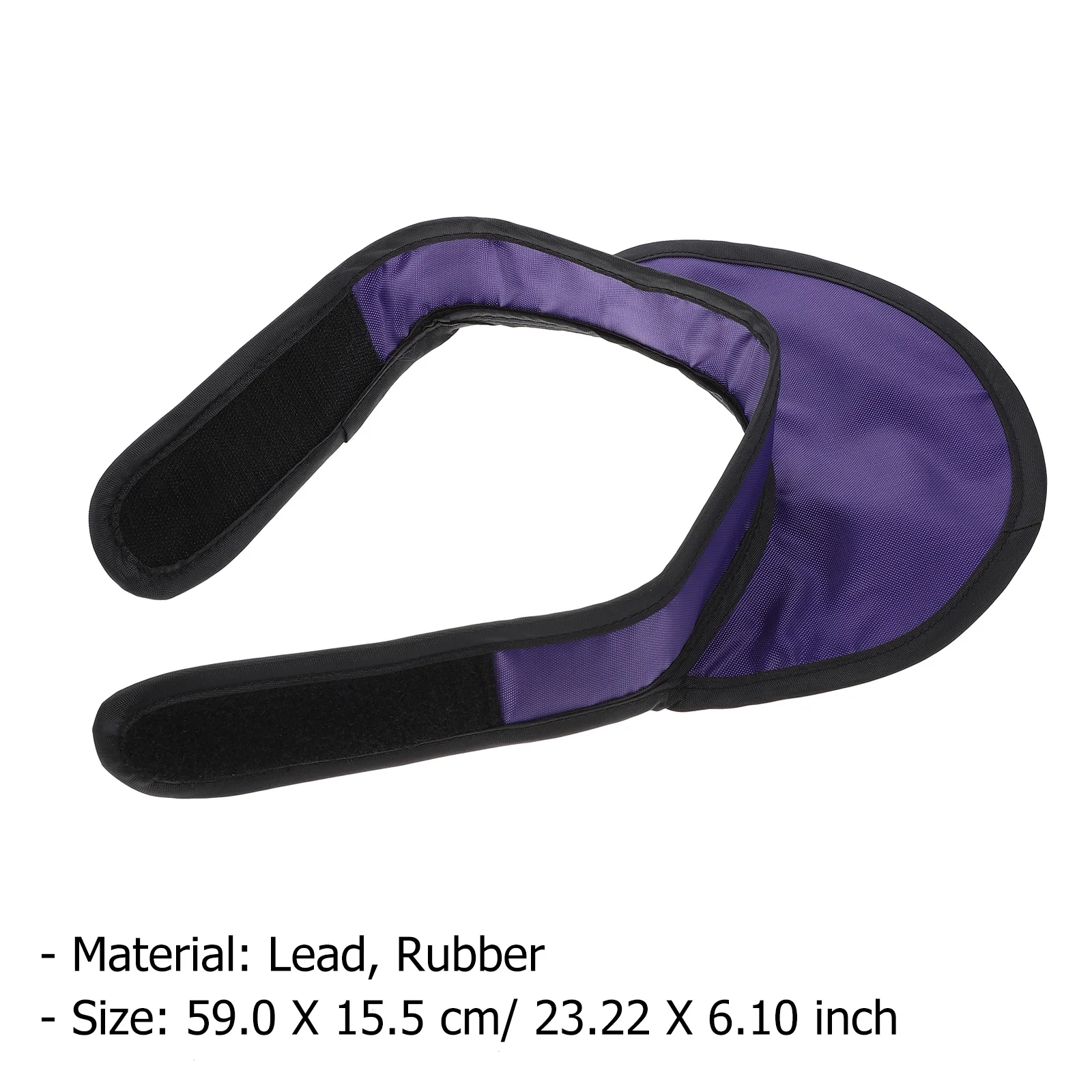 

Lead Radiation Collar 0.35mm Equivalency Thyroid Shield Protection Waterproof Anti-Static Lightweight Comfortable Bright