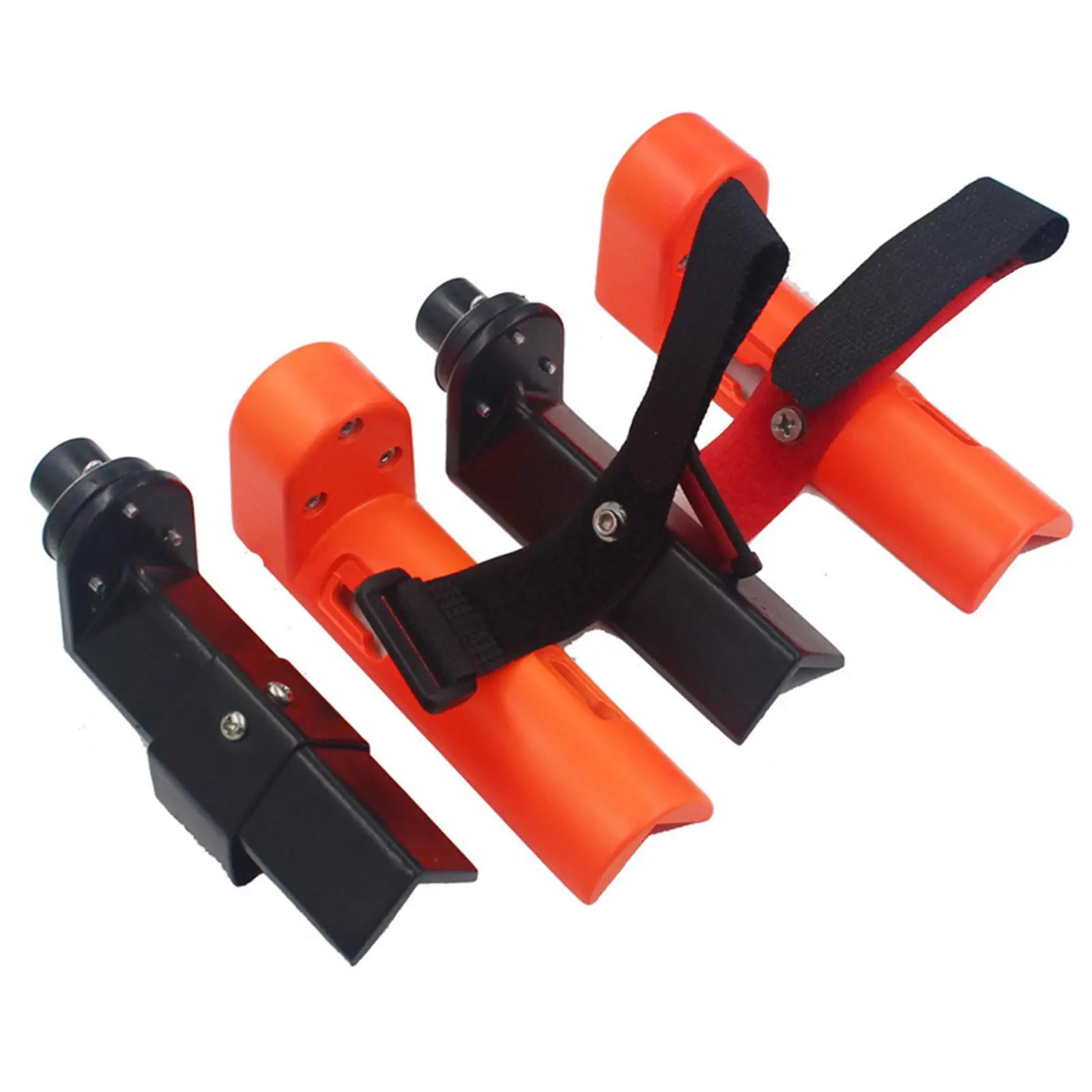 Portable Vertical Bubble Level Orange Plastic Woodworking Adjustable Grade Rod Tool for Building