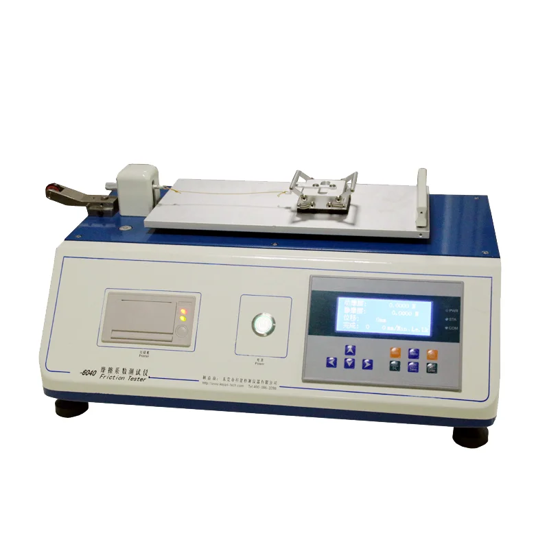 Inclined Surface Plastic Digital Film Paper Coefficient Of Friction Tester Meter Testing Machine