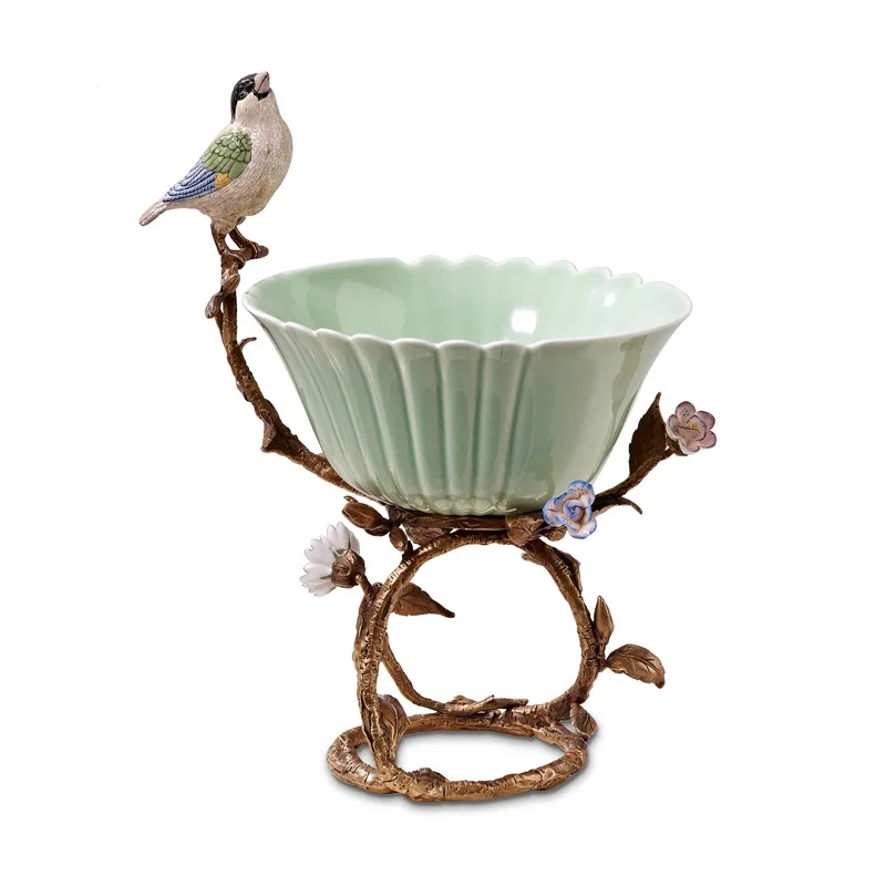 Wholesale Dining Table Decoration Home Decoration Ceramic Tableware Vase Vertical Animal Luxury Decoration Flower Pot