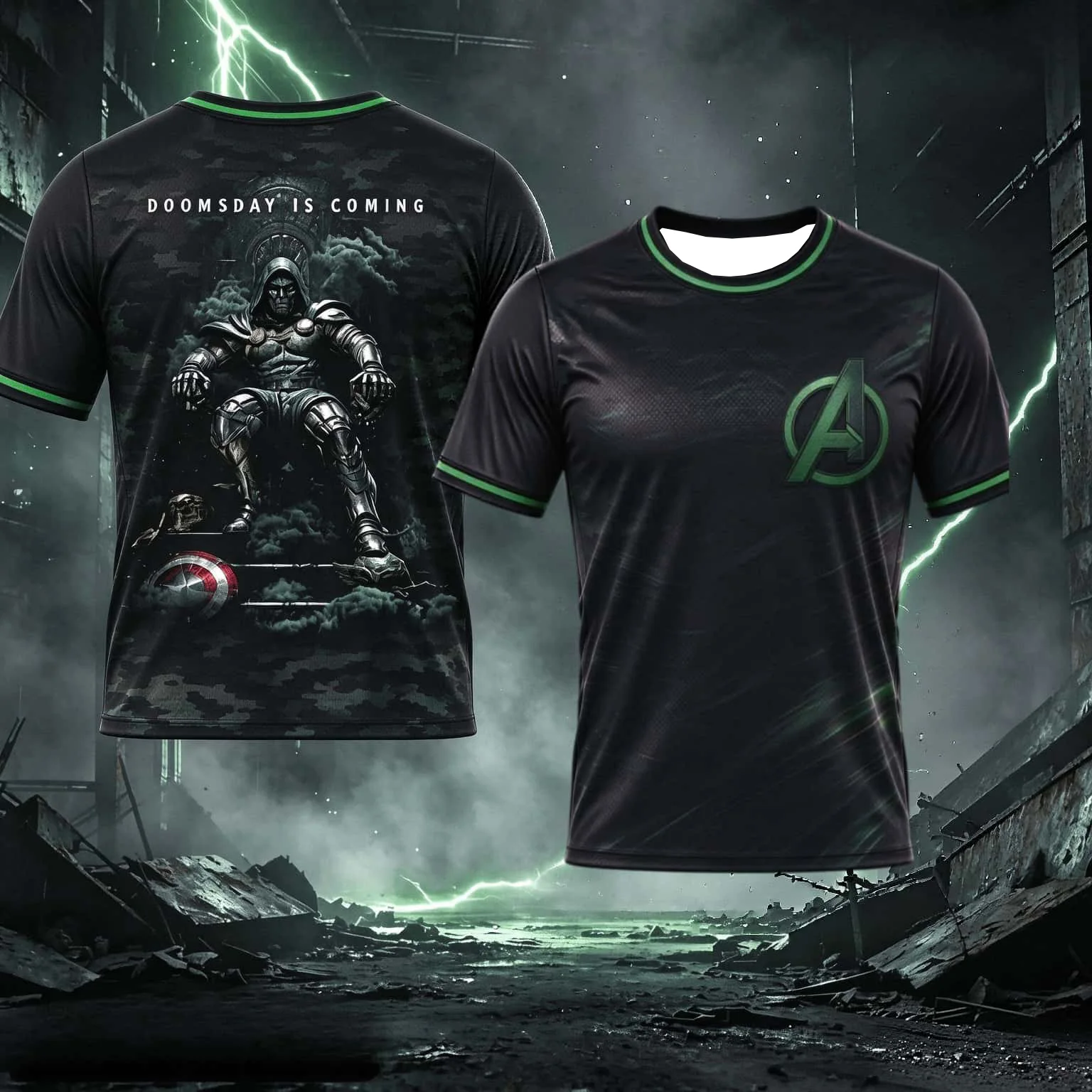 Avengers Doomsday Doctor Doom Doomsday T-shirt Summer 2026 Novelty Men Women Street Clothing Y2K Breathable Quick-drying T-shirt