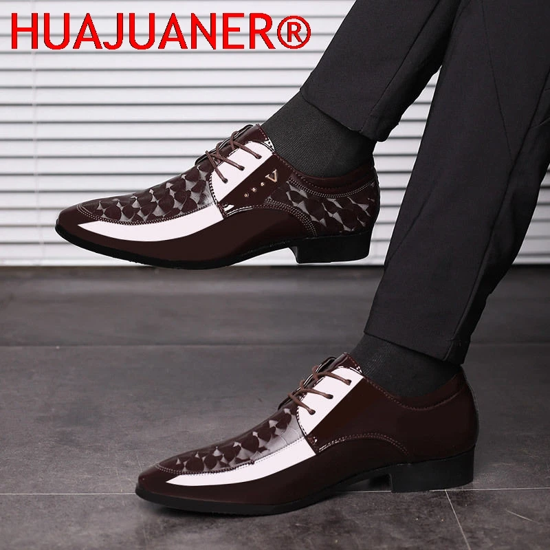 Social Shoe Male Spring Autumn Men's Formal Shoes Casual Business Pointed Toe Footwear Gentleman Cheap Clearance Liquidation New