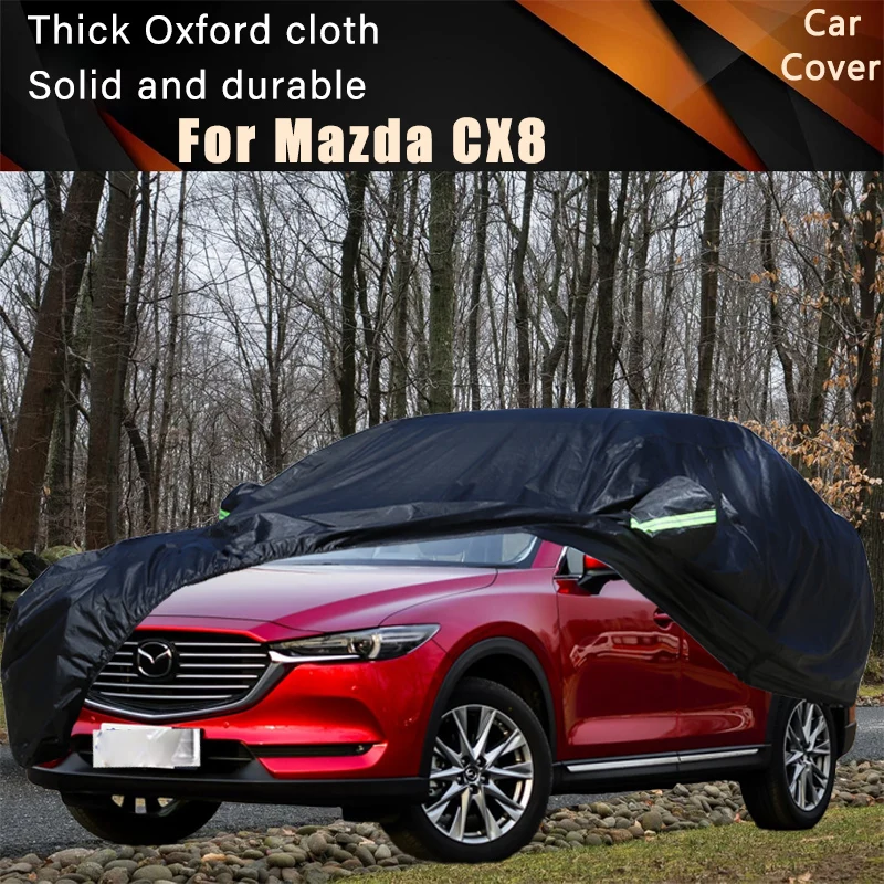 

Для Mazda CX8 автомобильные полные внешние чехлы уличные водонепроницаемые пылезащитные защита от солнца, дождя и снега внешние автомобильные аксессуары