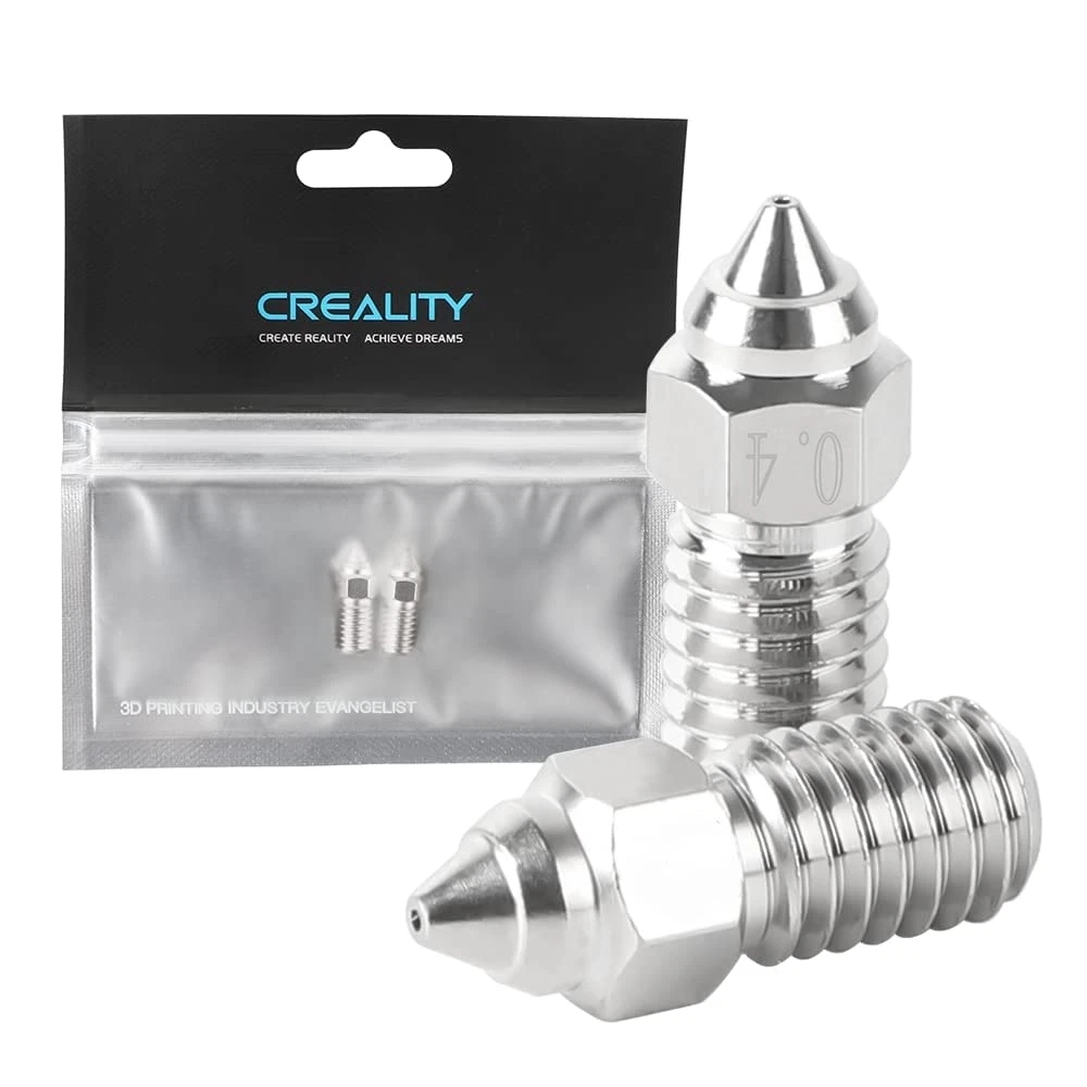 Creality Official Ender 3 V3 SE High-Speed Nozzles, Copper Alloy Nozzle for 3D Printer Ender 5 S1, Ender 7/Spider Hotend 1.0