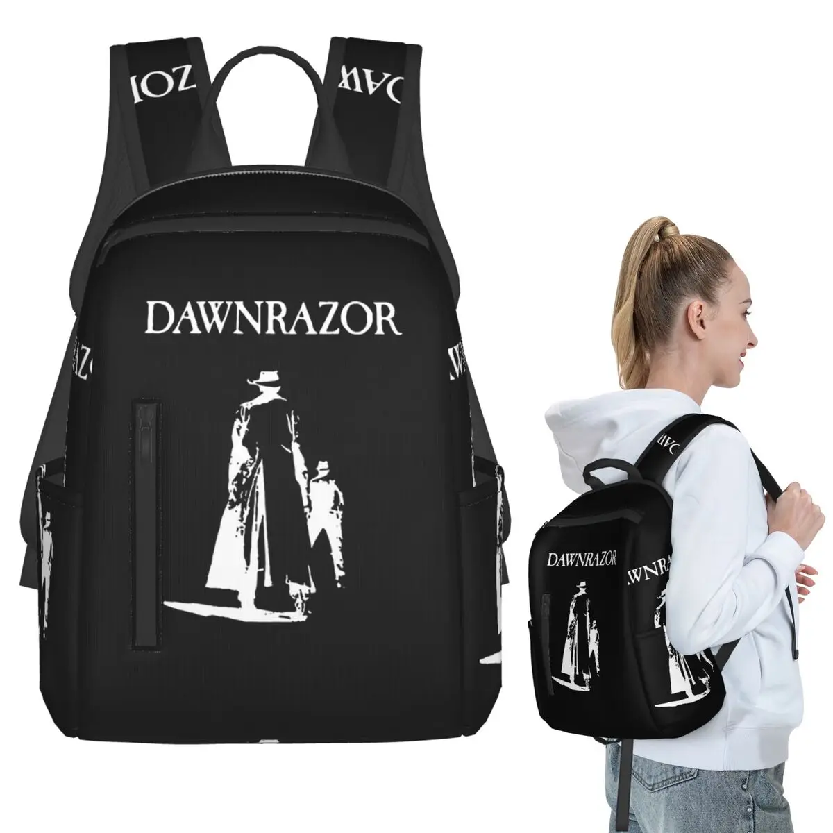 Fields Of The Nephilim 2 Backpack Student BookBag Boys Girls School Bag Laptop Shoulder Bags Men Women