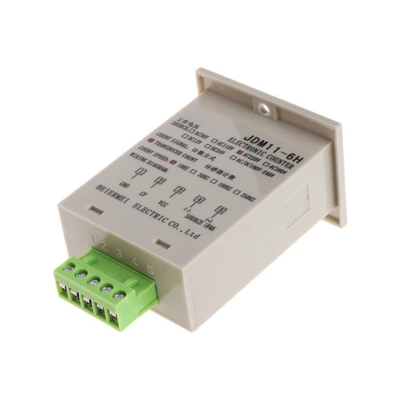 220VAC LED Auto Display Digitale Teller 0-999999 6 Cijfers & Optische Geschikt voor Industriële Dropshipping