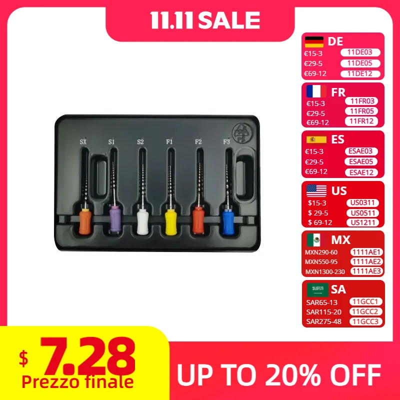 

Dental Maillefer NITI Files Pro Handuse Taper SX-F3 SX S1 Manual Files Universal Files Endo File 25mm Endodontic Files