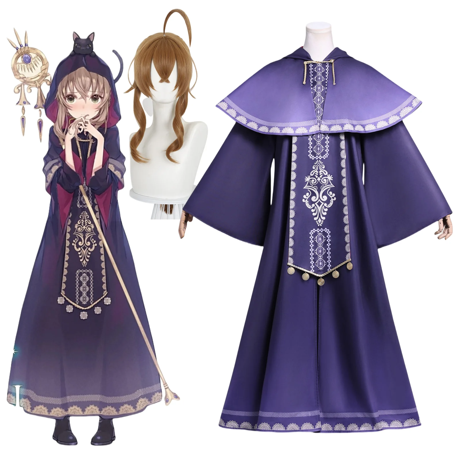 

Anime Silent Witch: Chinmoku no Majo no Kakushigoto Monica Everett Cosplay Costume 2026 Woman Christmas Halloween Party Clothing