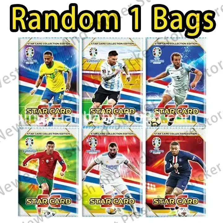 3D Football All Star 240 Pcs Collection Cards Album Book Map European Cup Binder Notebook Protection Booklet Card Holder Storage