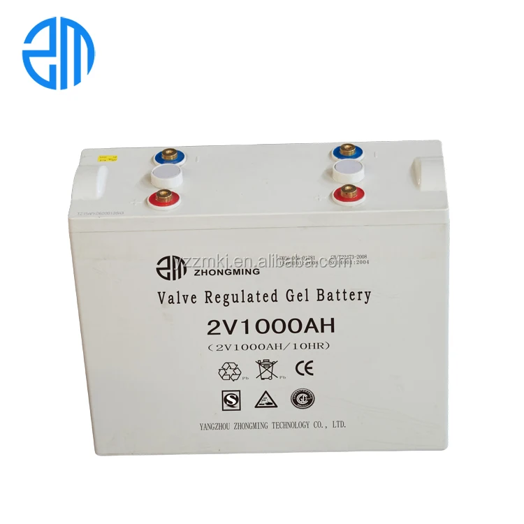 Deep Cycle Battery Best Price 2Volt 1000ah Lead-Acid AGM Battery 1000Ah PV Solar Battery